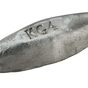 Magnesium Anode Type 4 A1 - 178 * 62 * 28, (260mm), ca. 0,3 kg, AZ63-1.5VDC