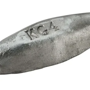 Magnesium Anode Type 4 - 178 * 62 * 28, (260mm), ca. 0,4 kg. AZ63-1.5VDC.