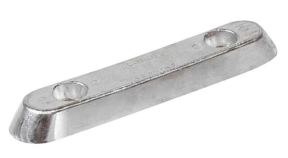 Sinkanode 150 * 60 * 25 (ø = 11 * 15), 1,0 kg