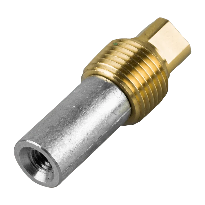 Sinkanode Volvo Penta, Type Plugg anode Ck15 l. 40 med messing plugg th.1/2 " Bspt, VP 838929