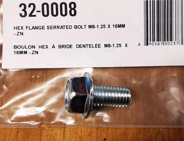 Bolt M8 - 1,25 x 16 mm PCW 3000