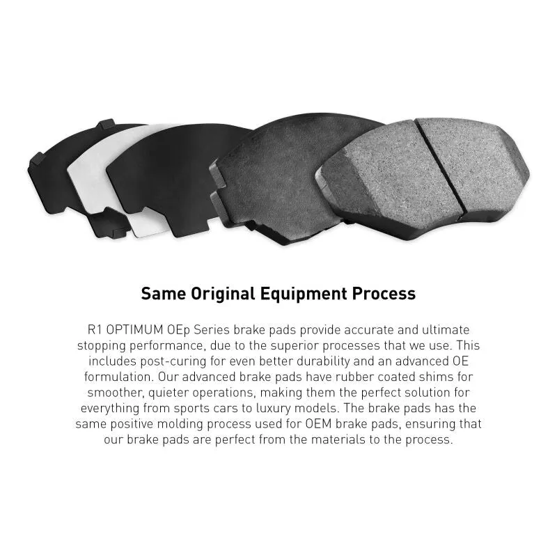 R1 2015-2025 Audi A3 Quattro Front R1 Optimum OE Pads & Hardware Kit