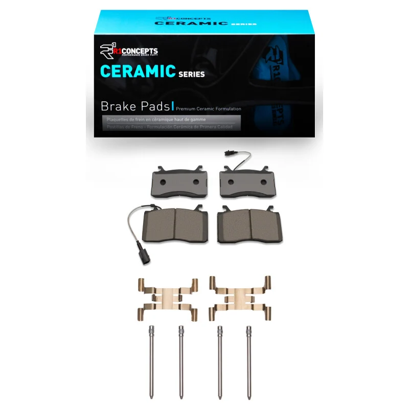R1 2017-2025 Alfa Romeo Stelvio Front R1 Ceramic Pads & Hardware Kit