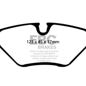 EBC 99-02 BMW Z3 2.5 Redstuff Rear Brake Pads