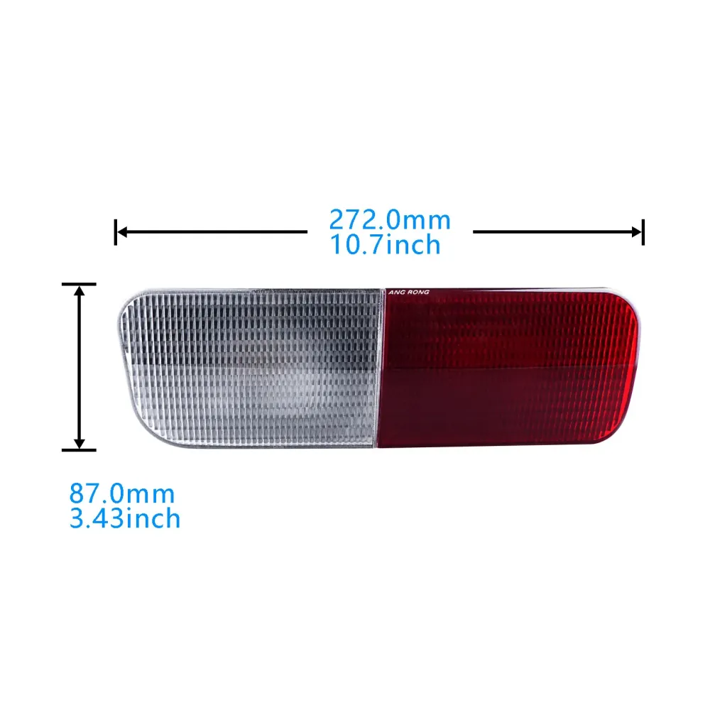 Rear Bumper Reflector Light Land Rover Discovery 2 L318 Left Side (2002-2004)
