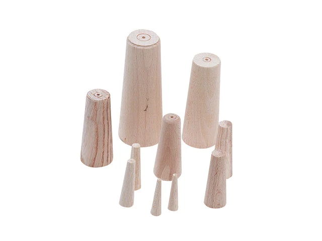Trem, lekkasjestoppere av bartre, 8 mm - 38 mm (10 stk)