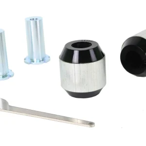 Whiteline 18-23 Kia Stinger Front Control Arm Lower Bushing Kit Double Offset