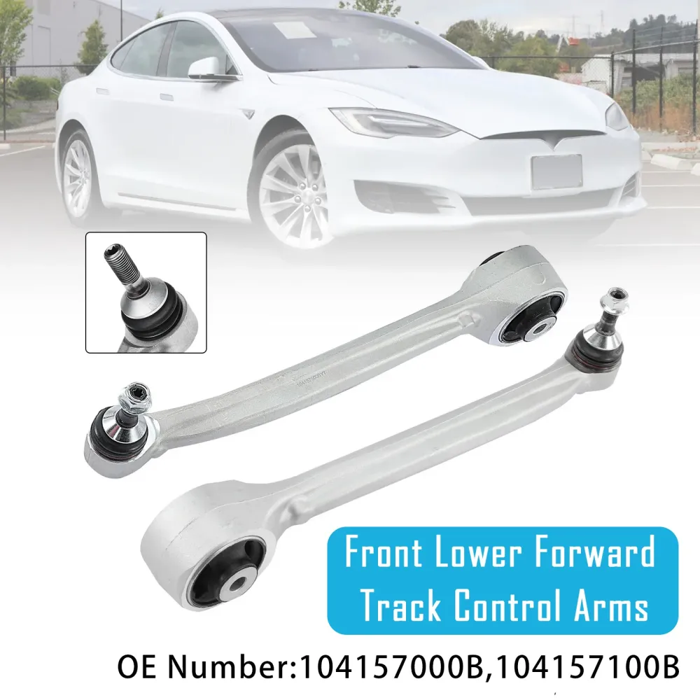 Tesla Model X 5YJX 2016-2022 P100D AWD Hatchback 104157000B 2x Front Lower Forward Track Control Arms