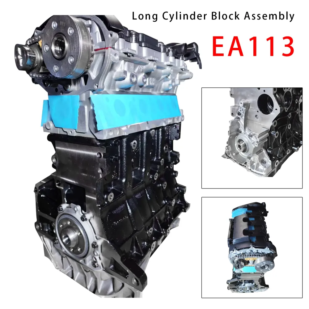 2006-2008 VW Passat 2.0 TSI BPY BWA New EA113 Engine Block Assembly Motor