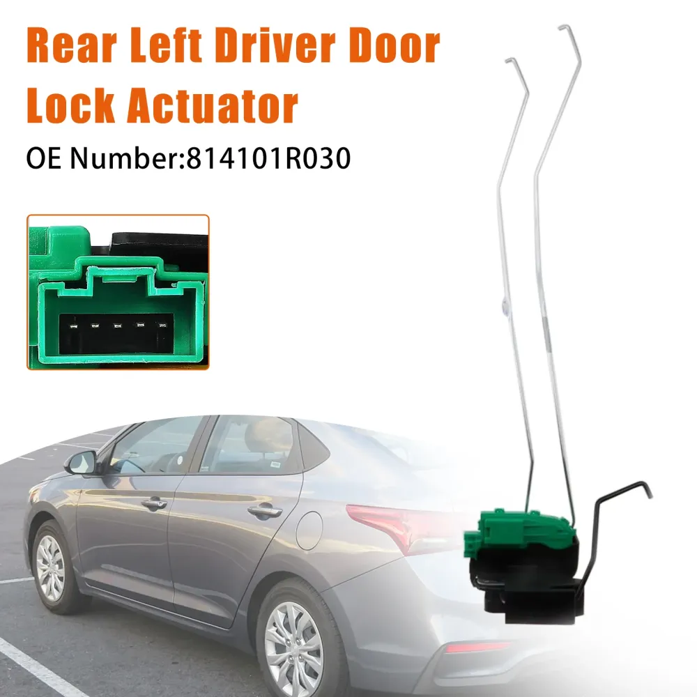 Rear Left Driver Door Lock Actuator 814101R030 Hyundai Accent 2012-2017 1.6L