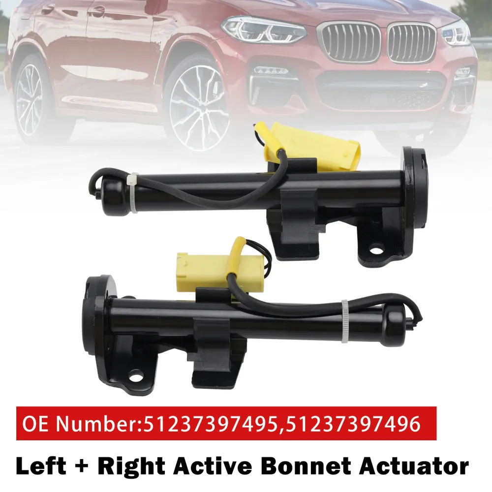 Left + Right Active Bonnet Actuator 51237397495 BMW X3 G01 X4 G02 2017-2020