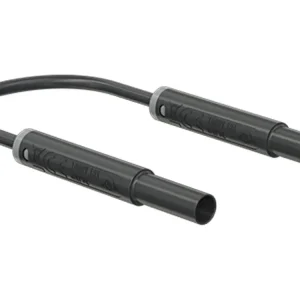 Testledning SIL SAK4N-S10 Ø4mm Sort 100cm 1000V CATIV 19A
