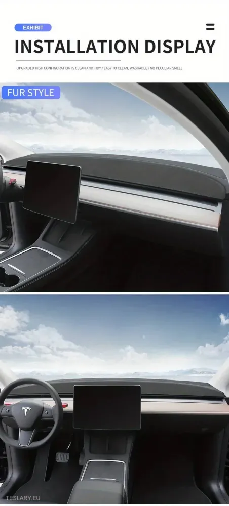 Tesla Model 3/Y Interior Dash Cover