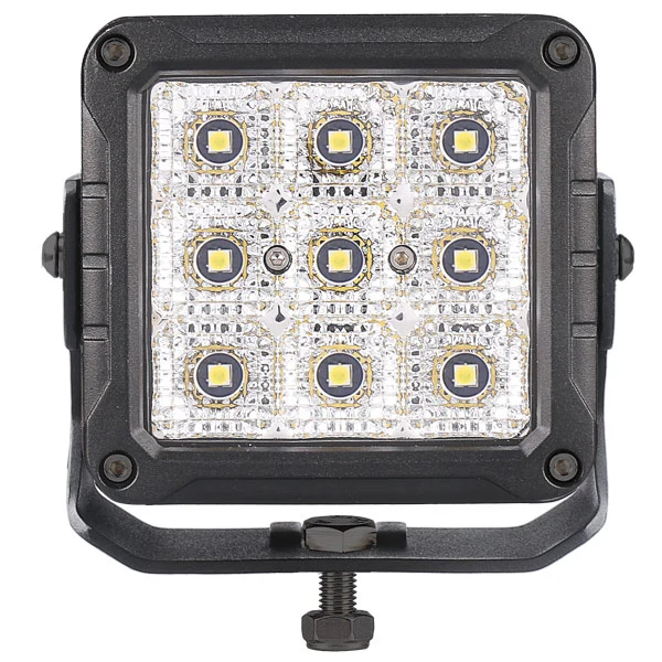 1852, LED dekklys 10-30V DC, 1127-3756 lm, 9 stk. 5W HI Osram, 6000K, IP67/IP69K