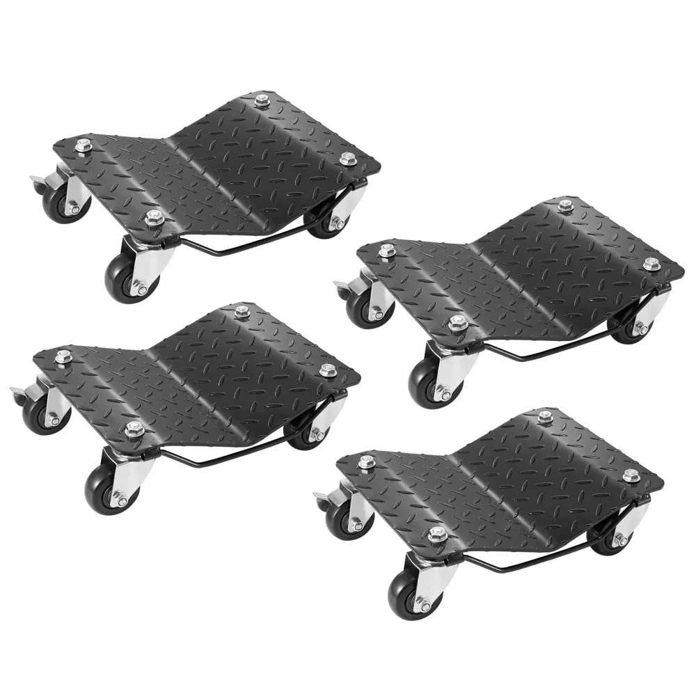 Hjulklosser 4 stk - Vektkapasitet 700 kg