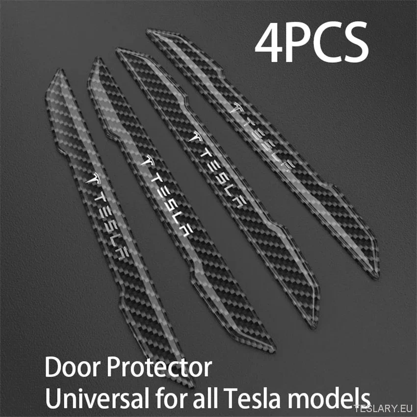 Tesla Model 3 Y Door Protector Cover Scratch Cover Sticker Anti-Scratch Logo