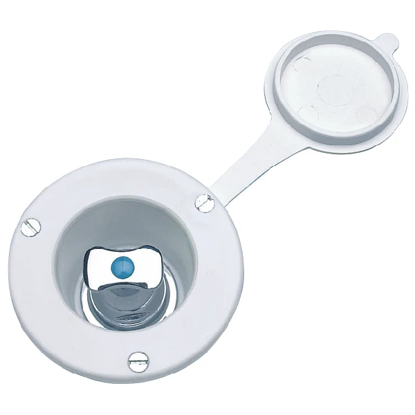 Barka, Stoppekran RR3010, Forkrommet messing i hvit plastkasse, BSP 3/8"