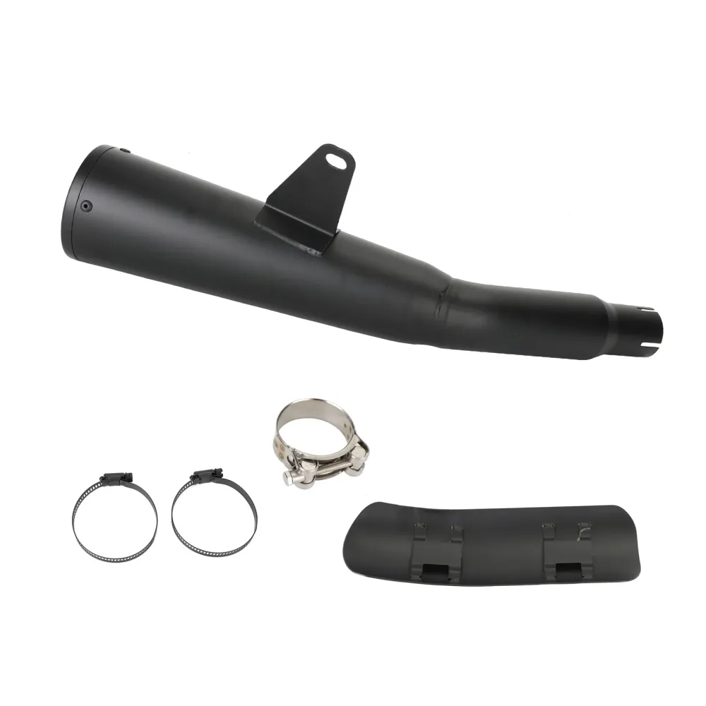 2021-2023 Honda Rebel CM CMX 1100 stålrør Slip på eksosdemper Black