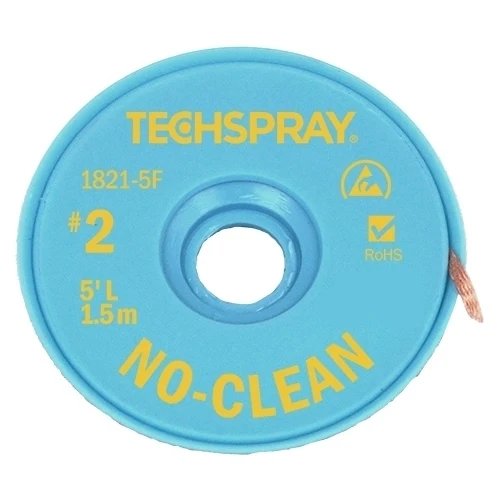 Sugetråd blå ESD No-clean 2,5 mm x 10 fot (3m)