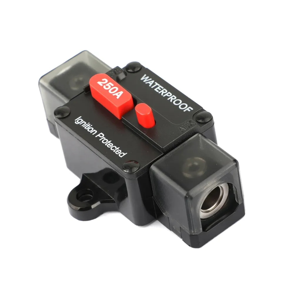 250A AMP Circuit Breaker Ignition Inline Replace Reset Fuse Car Audio Marine,250A Circuit Breaker Ignition Inline Automati...