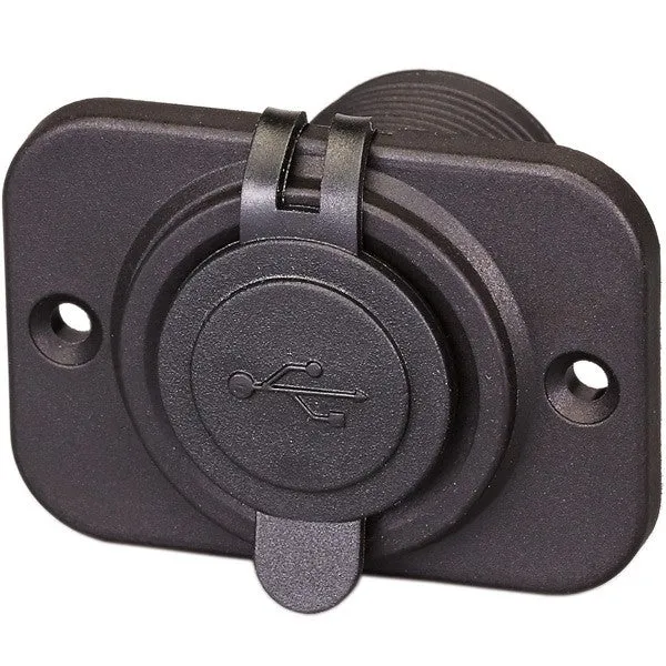 1852, Dobbelt USB-panel, 1 og 2,1 Amp, IP65