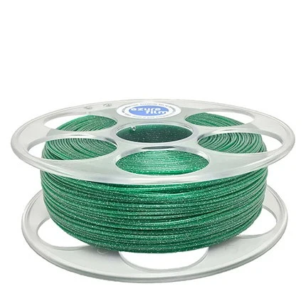 PLA Grønn Glitter 1,75mm 1kg