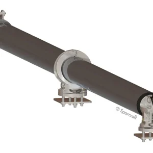 Facnor, Sett montering av Facnor rullebrett til baugspryd. 80 mm, aluminium (1 stk.)