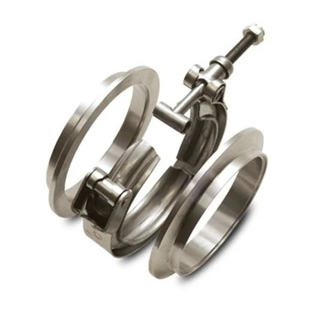 Vibrant Titanium V-Band Flange Assembly 4in OD Tubing