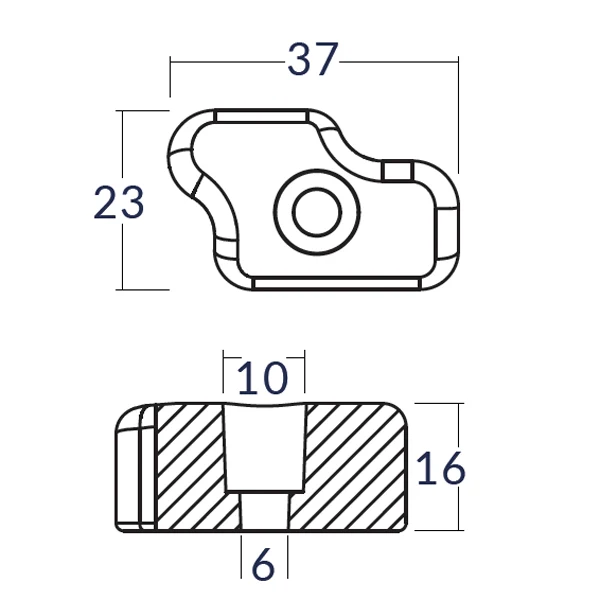 Tecnoseal, Sinkanode Flex O-Fold 2 blad, Originalnr. #119, 1141438