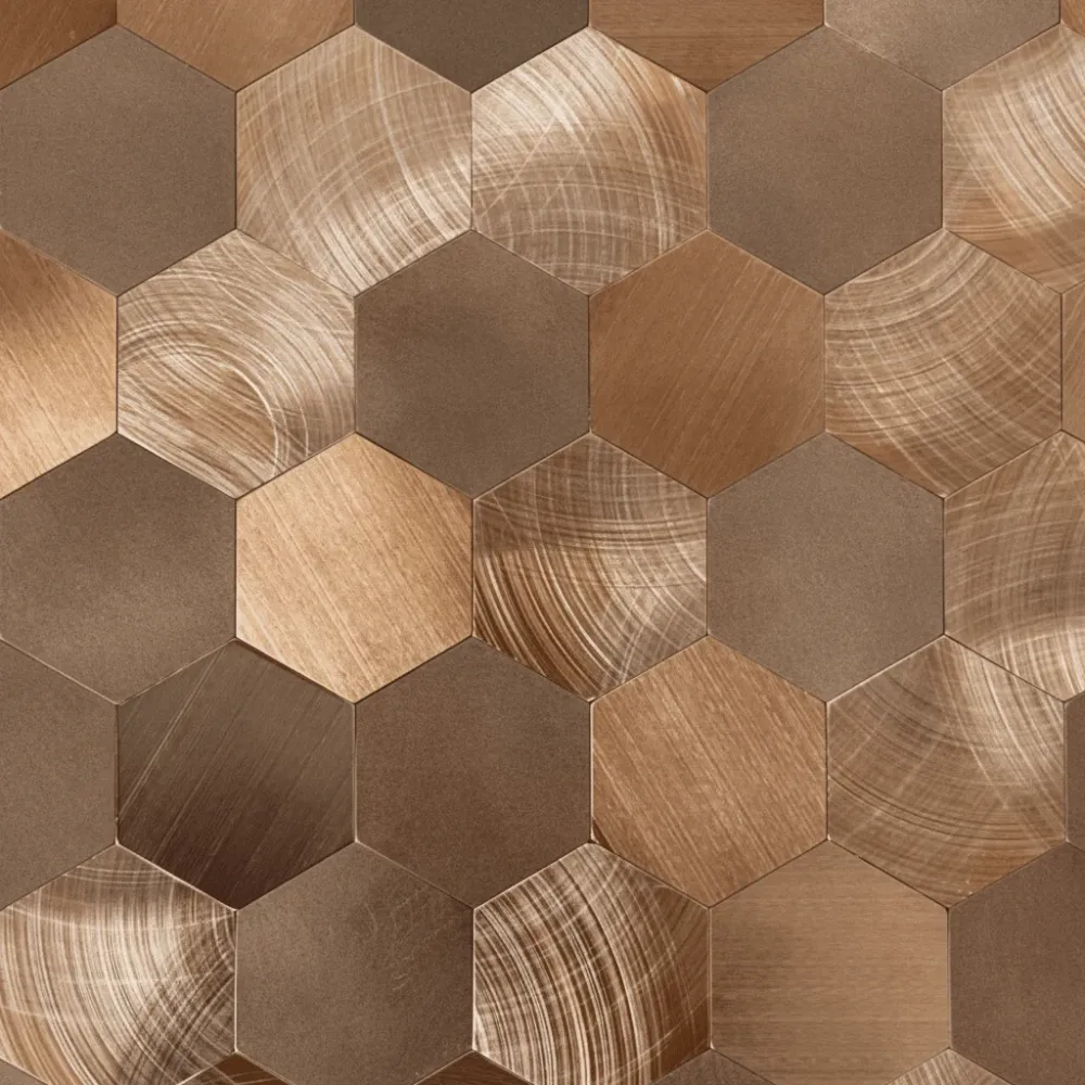 10-pk Sofie hexagon selvklebende veggfliser