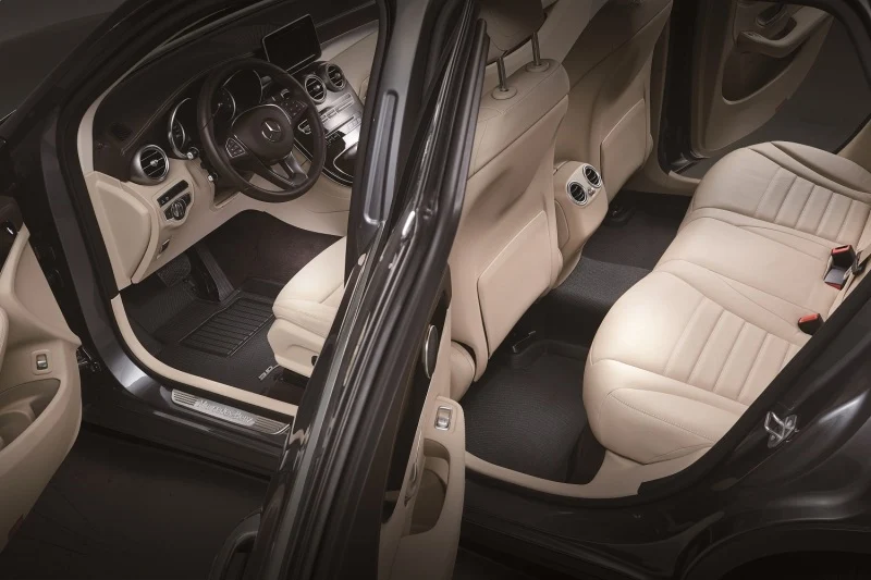 3D MAXpider 2026 Tesla Model Y Juniper Kagu 1st & 2nd Row Floormats - Black
