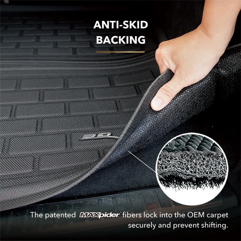 3D MAXpider 24-25 Lexus GX 6-Seat Kagu Cargo Liner - Black