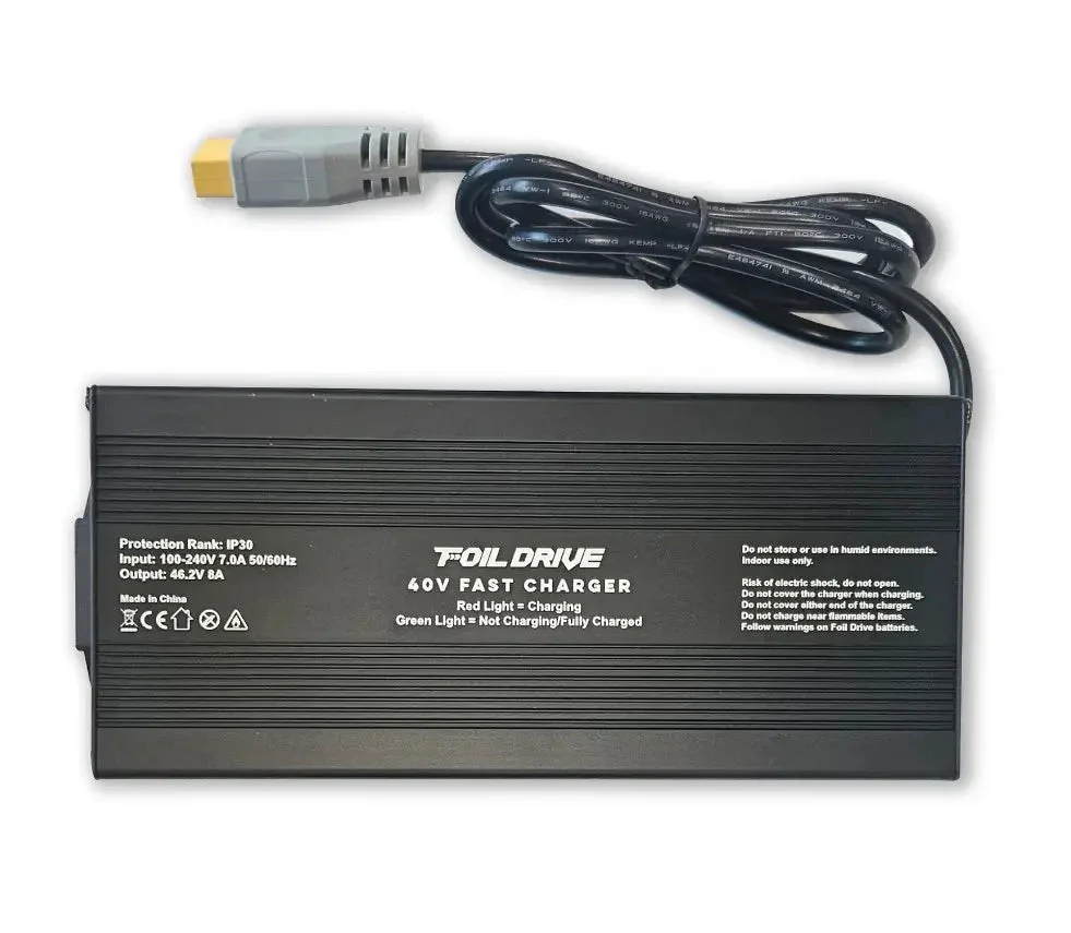 Foil Drive Fast Charger 40V 8A | Gen2 Hurtiglader