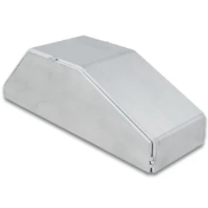 Vibrant I/C End Tank 3.25in Wide 9.25in Long 3in Tall Use w/ Horizontal I/C Core 12831 - 5052 Alum
