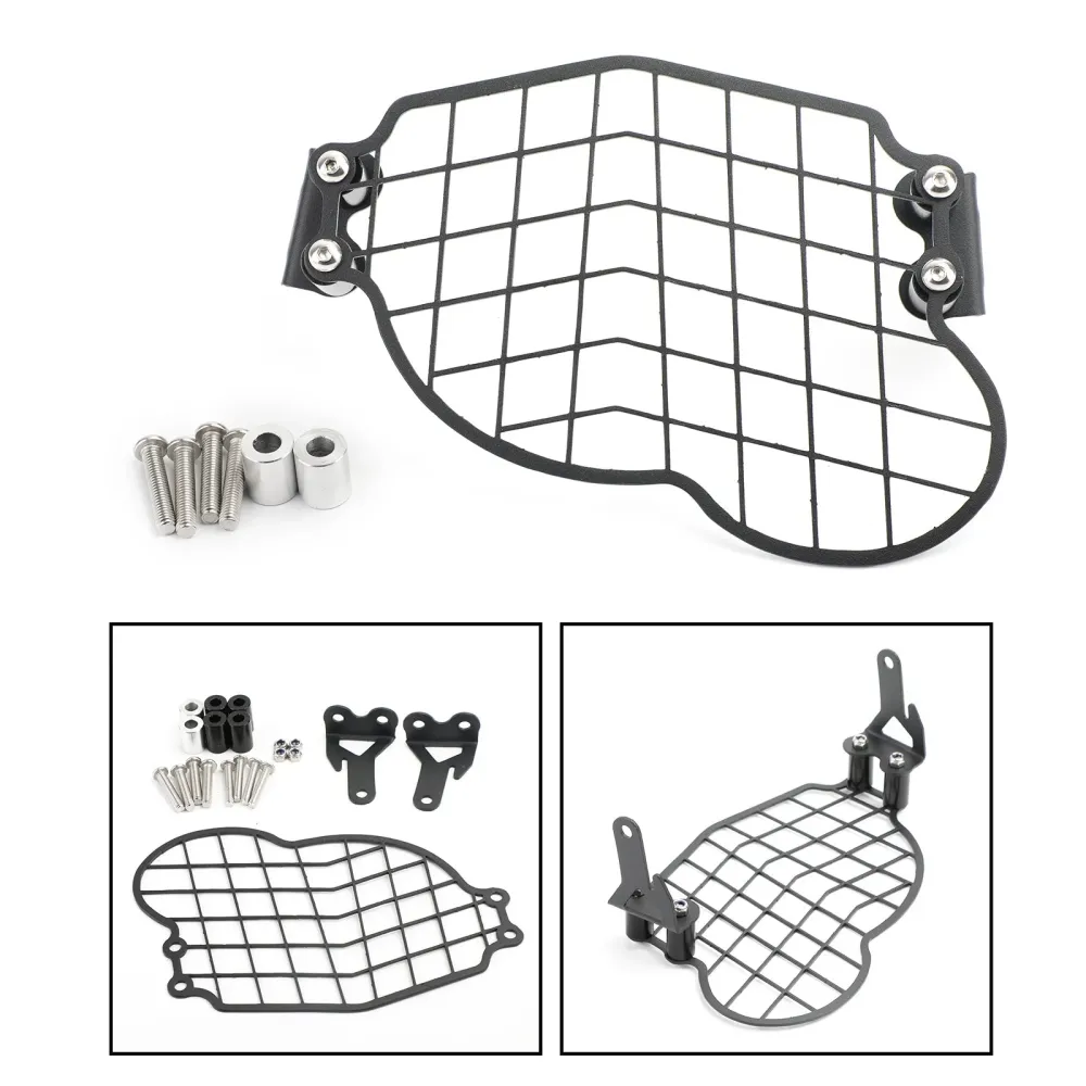 Rustfritt stål frontlysbeskytter Grill Guard BMW G650GS Sertao 2011-2017 Generisk
