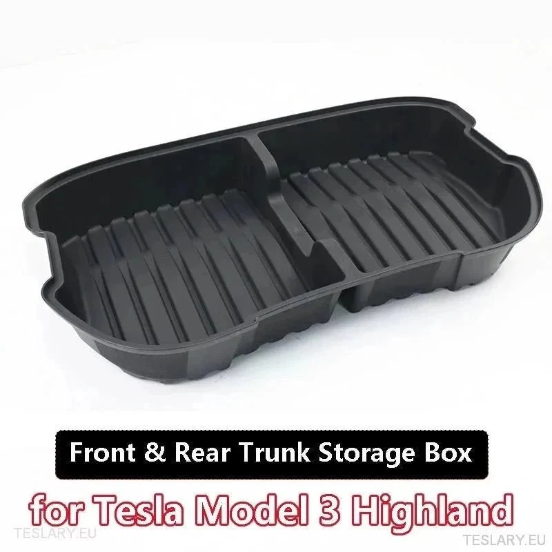 Tesla 3 Highland Custom Designed Perfect Fit Frunk -arrangør
