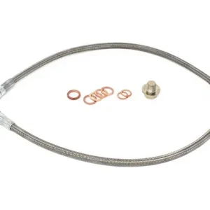 Torque Solution Turbo Oil Feed Line Kit - Subaru EJ Stock Location