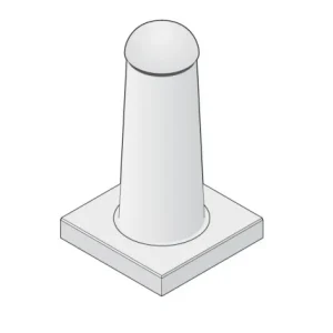 Betongpullert Oden