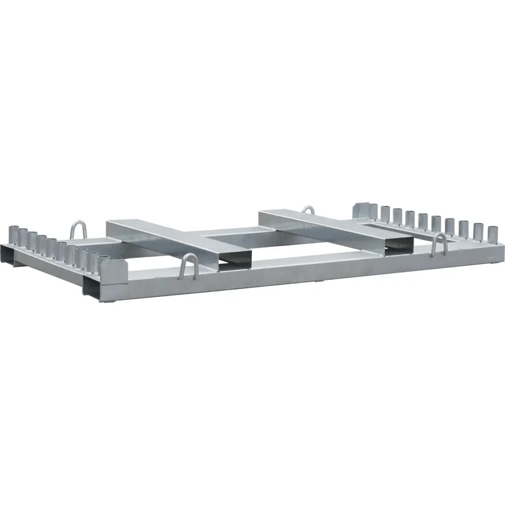 Lagrings- og transportpall 20 panel- eller mobile gjerder