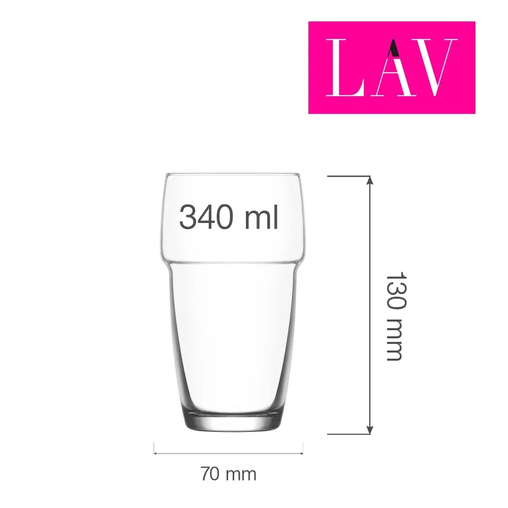Galata longdrinkglass 340 ml, Min. kjøp: 6