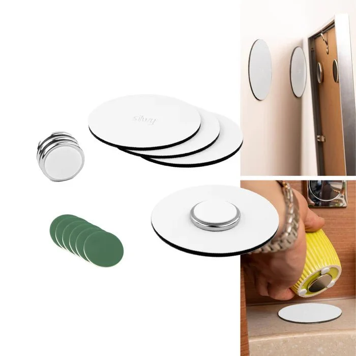 Magnetiske Power Magnetpakke 4 stk hvit
