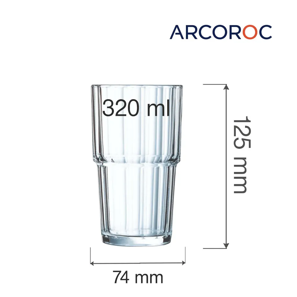 Norvege highballglass, 320 ml, Min. kjøp: 6