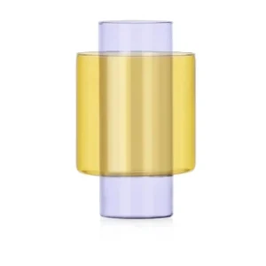 Vase Boreale Yellow & Purple