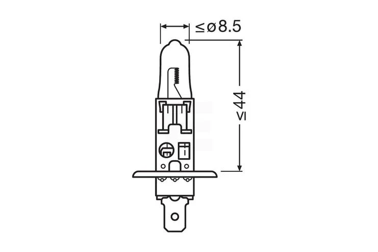Osram H1 Ultra Life halogenpære