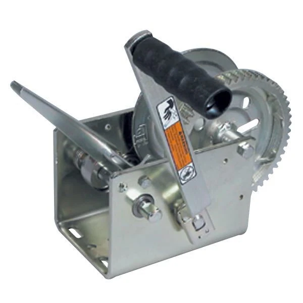 DL, 2500A Tilhengervinsj Heavy Duty, 2 gir, 1134 kg løft, dobbel pal, TUFFPLATE sinkbehandlet