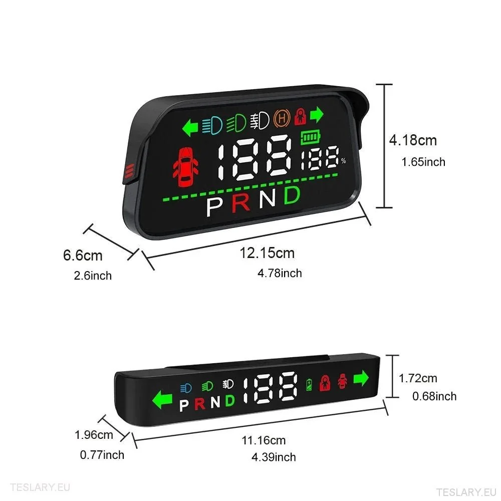 Tesla Model 3/Y V614 Mini Digital Dash Cluster