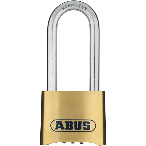 Abus, Kodet hengelås messing m/RF krok, 50mm
