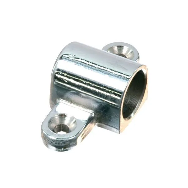 Dekselbrakett RF sidebrakett 2-hulls, rustfritt stål, Ø 18 mm