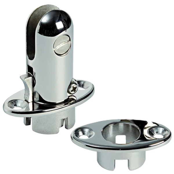 Hette snap-deck fitting AISI 316 22mm rør