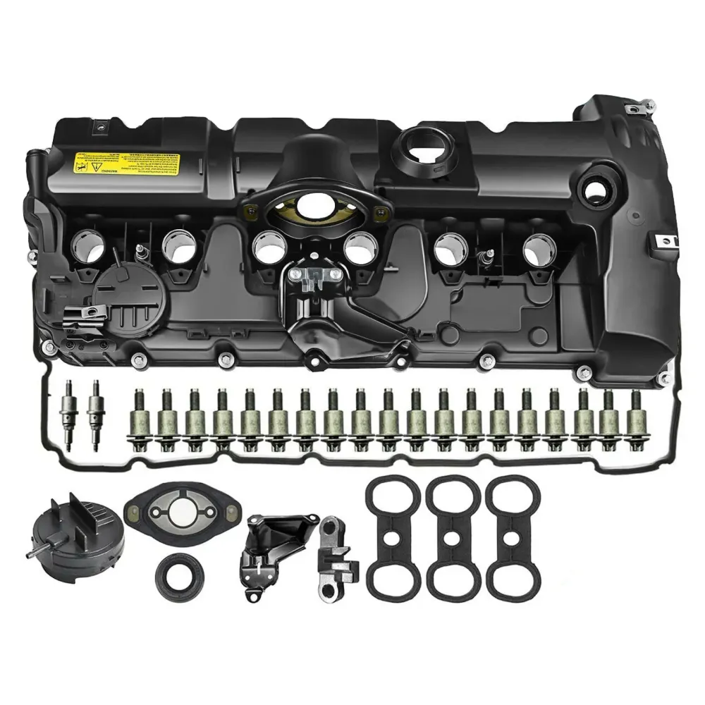2009-2010 BMW 528i xDrive L6 3.0L DOHC bensinventildeksel m/ pakningsbolter 11127552281 URO011833